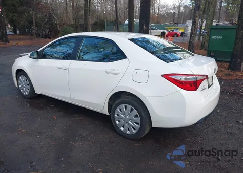 2014 Toyota Corolla Le из США, поврежденный, VIN 5YFBURHE5EP145176